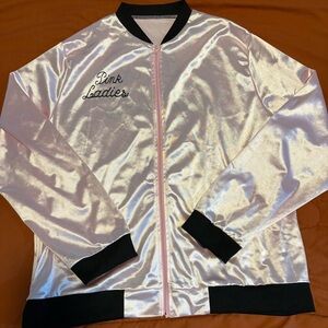 Pink Ladies Satin Jacket
